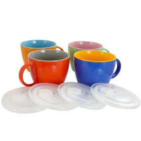 Gibson Home On The Go 25 oz Soup Mug Set, Set of 4