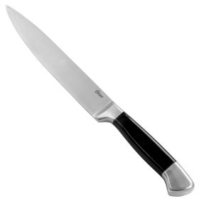 Oster Cuisine Colbert Stainless Steel 8 Inch Carving Knife with Black Handle