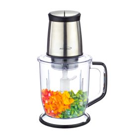 Brentwood 300 Watt 4 Blade 6.5 Cups Food Processor in Stainless Steel