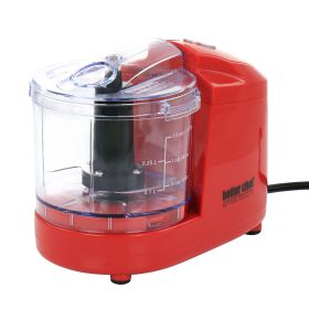 Better Chef Compact 12 Ounce Mini Chopper in Red