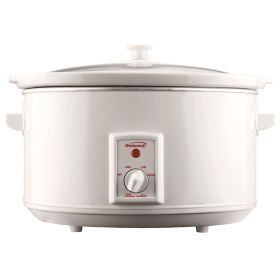 Brentwood 8.0 Quart Slow Cooker in White