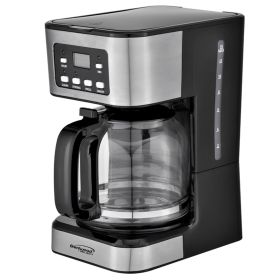 Brentwood 12 Cup Digital Coffee Maker in Black