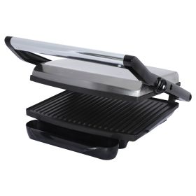 Brentwood Select TS-651 Compact Non-Stick Panini Press &amp; Sandwich Maker, Stainless Steel