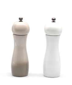 Seasoning Shakers, Salt and Pepper Grinder, Fine or Course Mill, Kitchen Spice Organizers - Set of 2