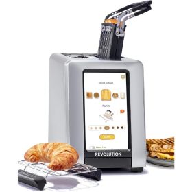 R270 High-Speed Touchscreen Toaster, 2-Slice Smart Toaster with Patented InstaGLO Technology, Warming Rack