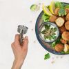 1pc Stainless Steel Salad Sandwich Spoon; Meatball Making Mold; Household Small Meatball Ball Press Tool 1.61inch