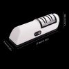 1pc Electric Knife Sharpener Multifunctional Fast Small Fully Automatic Knife Sharpener Kitchen Gadgets