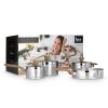 Serenk Definition Stainless Steel 7 Pieces Cookware Set