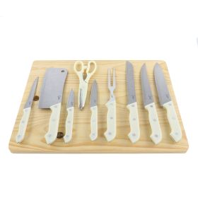 Gibson Home Wildcraft 10 Piece Cutlery Set (Option: with Cutting Board)