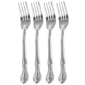 Gibson Home Abbie 4 Piece Stainless Steel Dinner Set (Option: Fork)