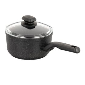 Korkmaz Ornella 2 Piece Aluminum Nonstick Saucepan with Lid (Option: 2 Liter Quart)