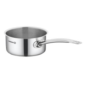 Korkmaz Gastro Proline Stainless Steel Saucepan in Silver (Option: 4.5 Liter)