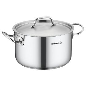 Korkmaz Gastro Proline Stainless Steel Saucepan in Silver (Option: 2 Liter with Lid)