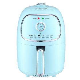 Brentwood AF-202BK 2 Quart Small Electric Air Fryer with Timer and Temp Control (Color: Blue)