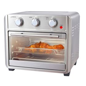 Brentwood 1700 Watt 24 Quart Convection Air Fryer Toaster Oven (Color: Stainless Steel)