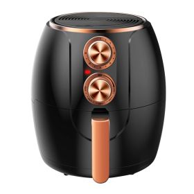 Brentwood 3.2 Quart Electric Air Fryer with Timer and Temp Control (Color: Black and Bronze)