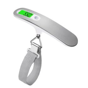 Digital Luggage Scale 50kg Portable LCD Display Electronic Scale Weight Balance Suitcase Travel Bag Hanging Steelyard Scale Tool (Ships From: China)