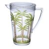 2.75 Quarts Water Pitcher with Lid, Unbreakable Plastic Pitcher, Drink Pitcher, Juice Pitcher with Spout BPA Free