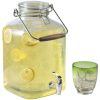 Better Homes & Gardens Clear Glass Beverage Dispenser with Lid