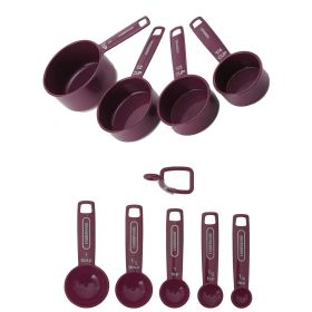 Farberware Professional 9-Piece Measuring Set (Color: Maroon)