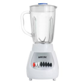 Better Chef 10 Speed 350 Watt Jar Blender (Build: Glass 42 Ounce, Color: White/Silver)