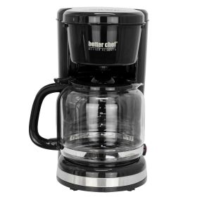 Better Chef 12 Cup 900 Watt Coffee Maker (Color: Black)