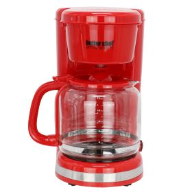 Better Chef 12 Cup 900 Watt Coffee Maker (Color: Red)