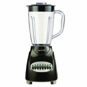 Brentwood 12-Speed Blender with Plastic Jar (Color: Black)