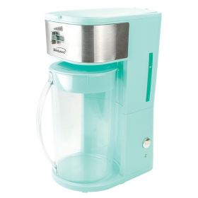 Brentwood Iced Tea and Coffee Maker with 64 Ounce Pitcher (Color: Blue)