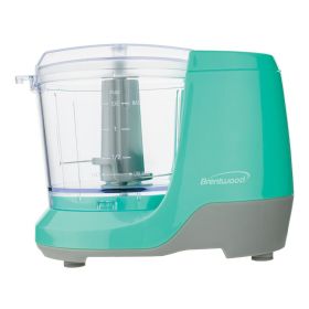 Brentwood 1.5 Cup Mini Food Chopper (Color: Blue)