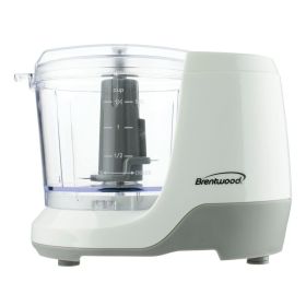 Brentwood 1.5 Cup Mini Food Chopper (Color: White)