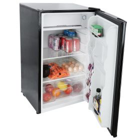 MegaChef 3.2 cu. ft. Compact Freestanding Mini Refrigerator (Color: Black)