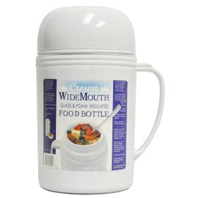 Brentwood Vacuum/Foam Insulated Food Thermos (Volume: 0.5L, Build: Wide Mouth Glass)