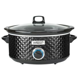 Brentwood Select 7 Quart Slow Cooker (Color: Black)