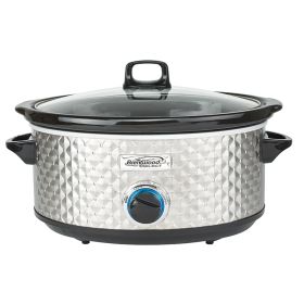 Brentwood Select 7 Quart Slow Cooker (Color: Silver)