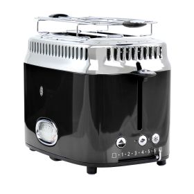 Russell Hobbs Retro Style 2 Slice Toaster (Color: Black)