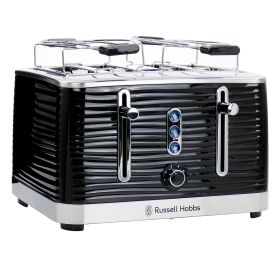 Russell Hobbs Retro Style 4 Slice Toaster (Color: Black)