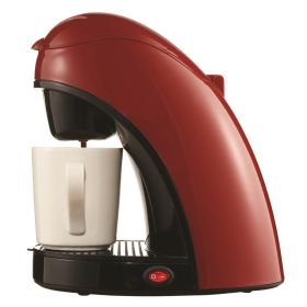 Brentwood Single Cup Coffee Maker (Color: Red)