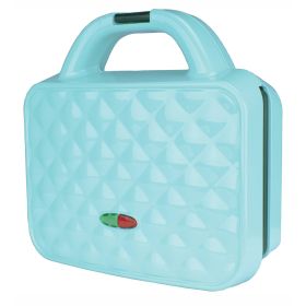 Brentwood Couture Purse Non-Stick Dual Waffle Maker with Indicator Lights (Color: Blue)