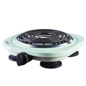 Brentwood Electric 1000W Single Burner (Color: White)